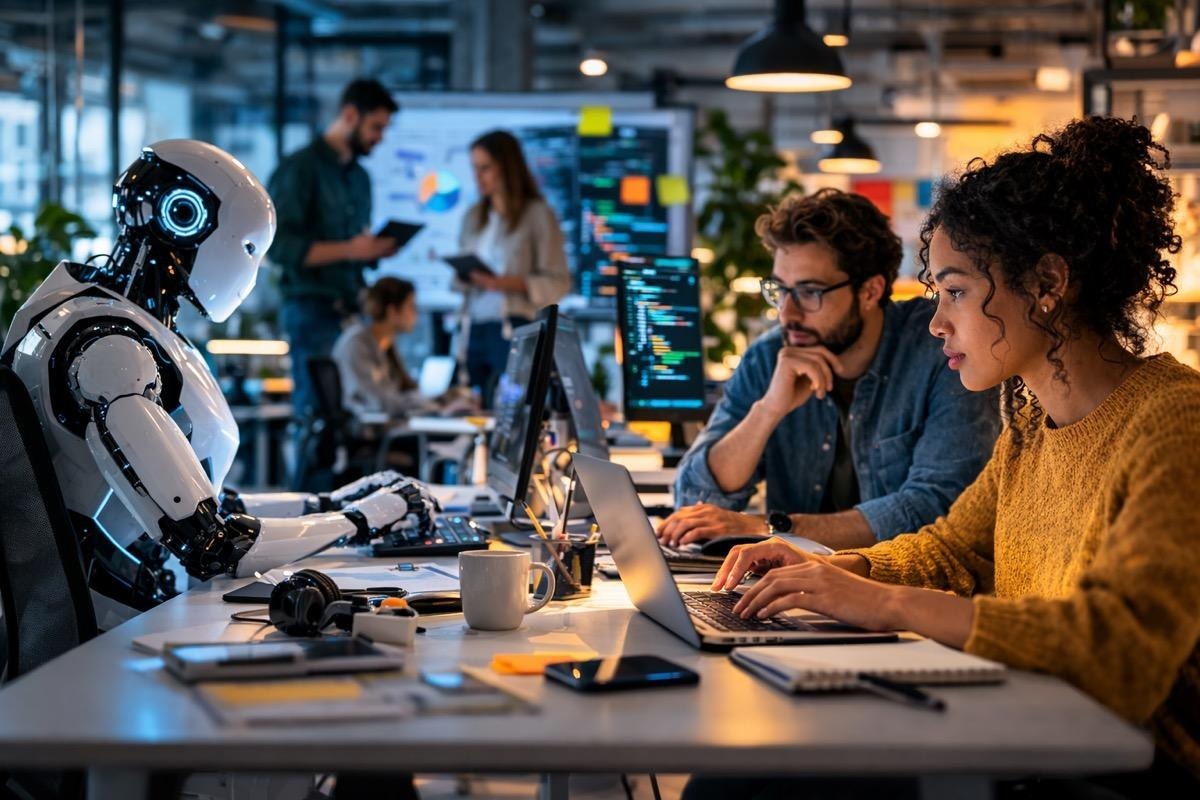 Confident professional who built a career after completing AI training