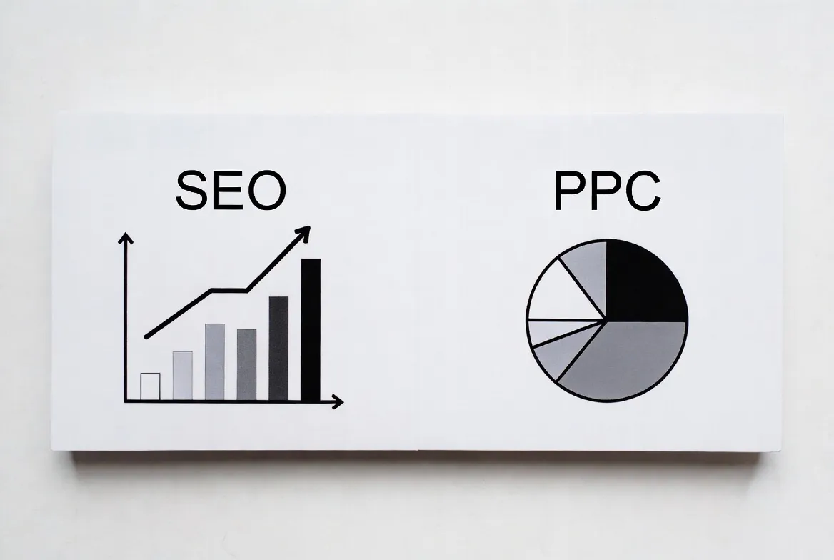 SEO vs PPC salary comparison in India banner image for BM Academy digital marketing career guide